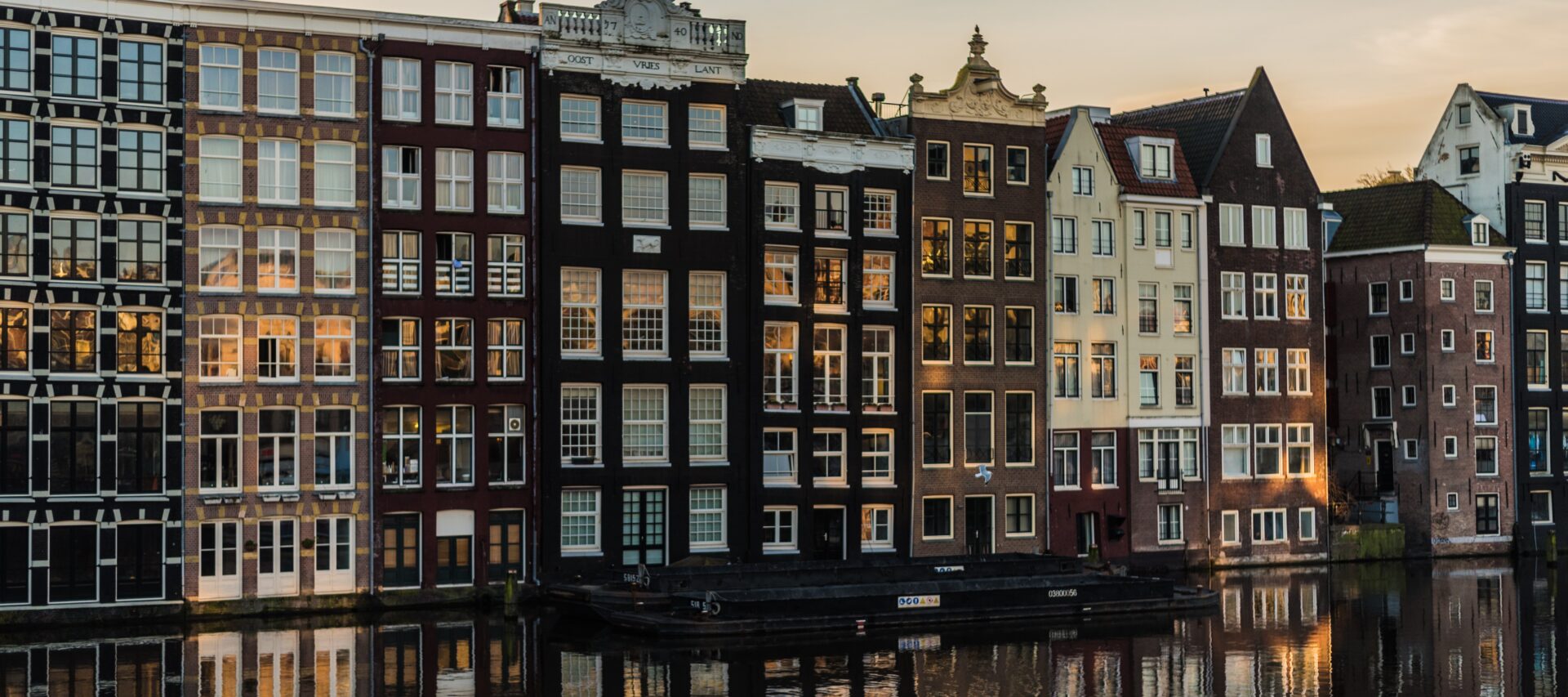 Amsterdam canal houses